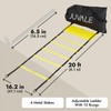 Juvale Agility Ladder Set - 20 ft Adjustable Ladder -