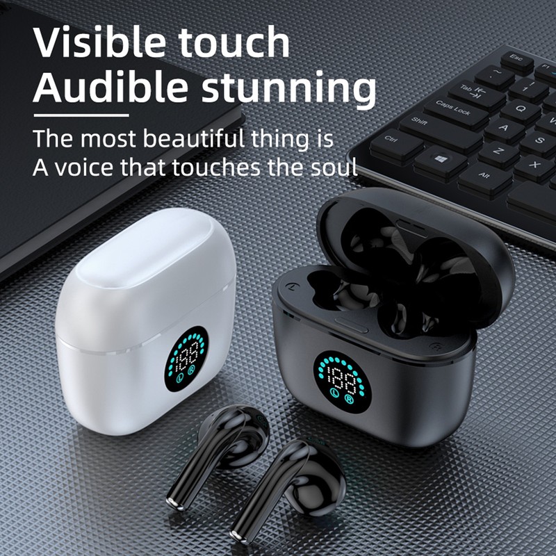 Wireless Earbuds For Music Wireless BT 5.3 Earbuds With Led