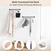 Mkono Hat Rack for Wall Baseball Cap Organizer Hanger with