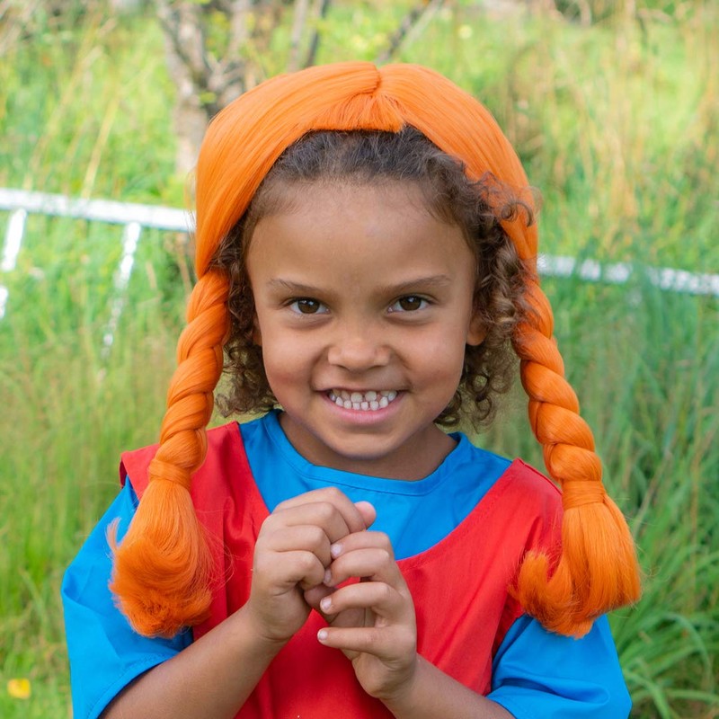 Pippi Longstocking 44360100 Children's Dressing-Up Wig