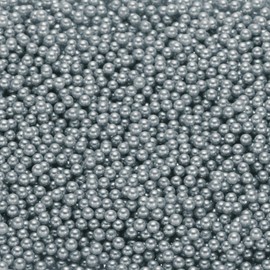 sourcing map 5000Pcs Faux Pearl for Vase Filler, 4mm No Hole ABS Round Pearls for Crafting, Jewelry Making, Vase Filler, Cosmetic Boxes, DIY Parts, Table Scatter, Deep Silver Grey