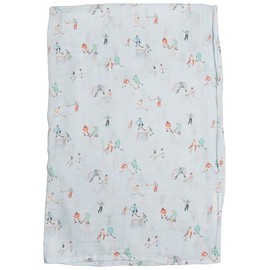 Loulou Lollipop - Manta para envolver muselina 70% rayón de bambú, 30% algodón, hockey sobre hielo, 18-24 meses
