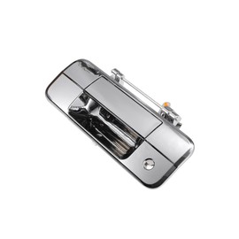 HEROFFIX Silver Tone Tailgate Handle Rear Door Liftgate Latch Handle Fit for Toyota Tundra 2007 No.690900C040 - Pack of 1 Replace Parts