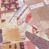 Scrapbooking Supplies Kit, Aesthetic Scrapbook Kit with A6 Grid Notebook,