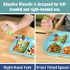EZ Assistive Adaptive Utensils Spoon & Fork Easy to Hold