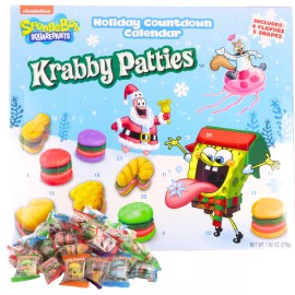 Frankford SpongeBob Krabby Patty Advent Calendar 24 Day Christmas Countdown Treats