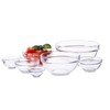 Luminarc Empilable Series Set of 6 Bowls in Various Sizes,