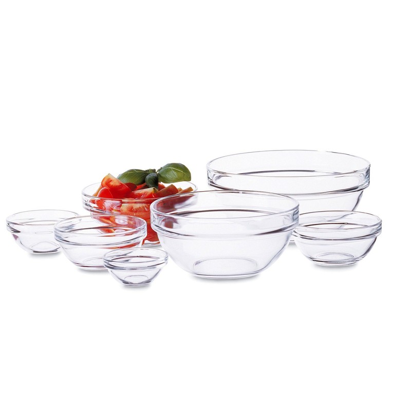Luminarc Empilable Series Set of 6 Bowls in Various Sizes,