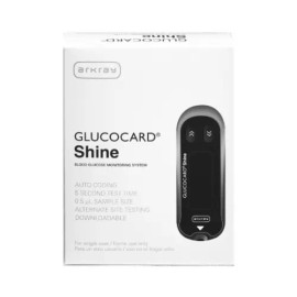 Arkray Glucocard Shine Blood Glucose Monitoring System | 5 Sec results FULL SET!