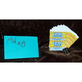 BASEBALL SPEARMINT REPO MINT WRAPPERS ANTIQUE SLOT MACHINE MW#8 BASEBALL SPEARMINT 10 PACK #8