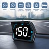 MAEZOE G20 Head Up Display with Holder, GPS Speedometer Multi-Segment