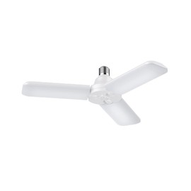 Feit Electric LED Garage Light, 3 Panel Adjustable Screw-in LED Shop Light Bulb, E26 Base, 4000 Lumens, Non-Dimmable, 5000k Daylight, Garage Ceiling Light, White, ADJ4000/5K/LED