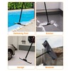 Angootao Heavy Duty Floor Squeegee, 53 Inch Long Handle Cleaning