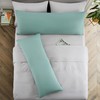 Entisn 2Pcs Body Pillowcases Cover, 1800 Thread Count Brushed Microfiber