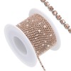 sourcing map 11 Yard Crystal Rhinestone Close Chain Trim, Crystal