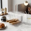 Vesici 1 Pcs Plastic Utensil Dispenser Acrylic Utensil Holder Cutlery