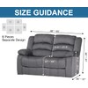 NC HOME Velvet 6 Pieces Recliner Loveseat Cover Stretch Sofa