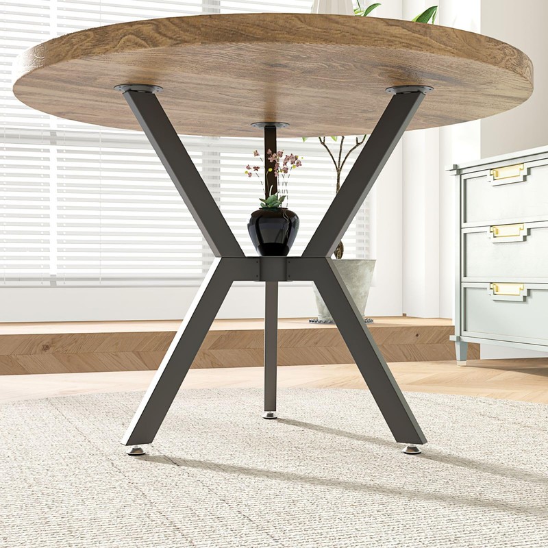 HEONITURE Metal Table Legs 28 Inch, Heavy Duty Dining Table