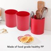 Utensil Holder, 360 Degree Rotating PP Chopstick Basket, Tableware Storage