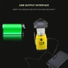Portable Hand Crank 8 LED Lanterns Flash Light with Radio