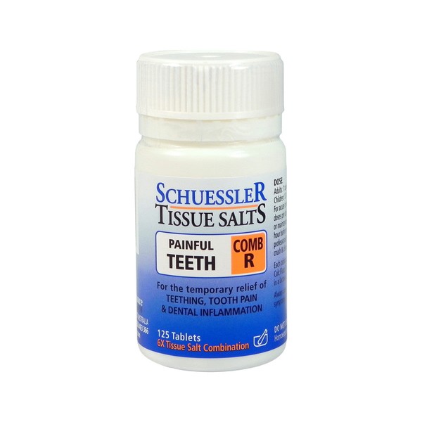 Schuessler Tissue Salts Comb R Painful Teeth 125 Tablets