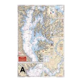 Waterproof Charts, Standard Navigation, 24 Northern Chesapeake Bay