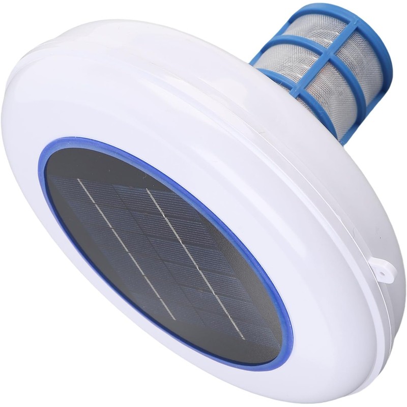Ionizador Solar para Piscinas, Purificador de Agua Flotante con 4