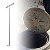 Manhole Hook Tool T Shape Hook Open Manhole Cover Versatile