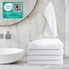 Polyte Toalla Facial de Microfibra Waffle 430 gsm, 33.0x33.0 cm