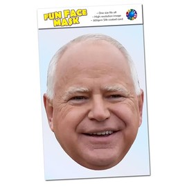 Party People 1 x Tim Walz - Celebrity Face Mask - Ready To Wear - Tim W