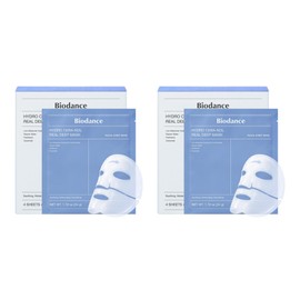 Biodance Hydro Seranol Real Deep Hydrogel Mask 4 sheets, 2 pcs / 바이오던스 하이드로 세라놀 리얼 딥 하이드로겔 마스크 4매, 2개