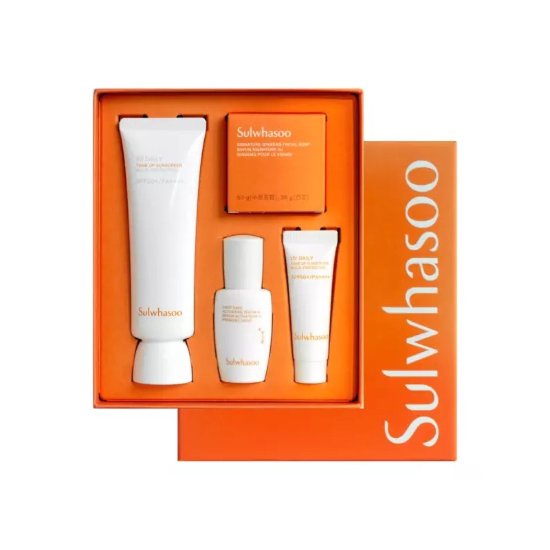 Sulwhasoo 설화수 상백 톤업선크림 50ml 기획 세트 SPF50+ / PA++++