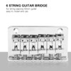 1PC Fixed 6 String Bridge Tailpiece for 52mm Electric Guitar
