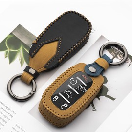 WTSHOPME Key Fob Cover Compatible for Dodge Ram Compatible for 2019-2024 Dodge Ram 1500 2500 3500 Smart Key