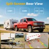 Dual RV Backup Camera System: 7" Monitor with Split Screen