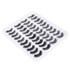 20 Pairs 6D False Eyelashes 4 Styles Long Thick Semi