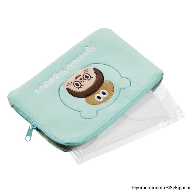 Sekiguchi 203789 Tanukyun x Monchhichi Multi-Pouch