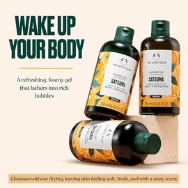Gel de ducha The Body Shop, Satsuma, 8.4 onzas líquidas (el embalaje puede variar)