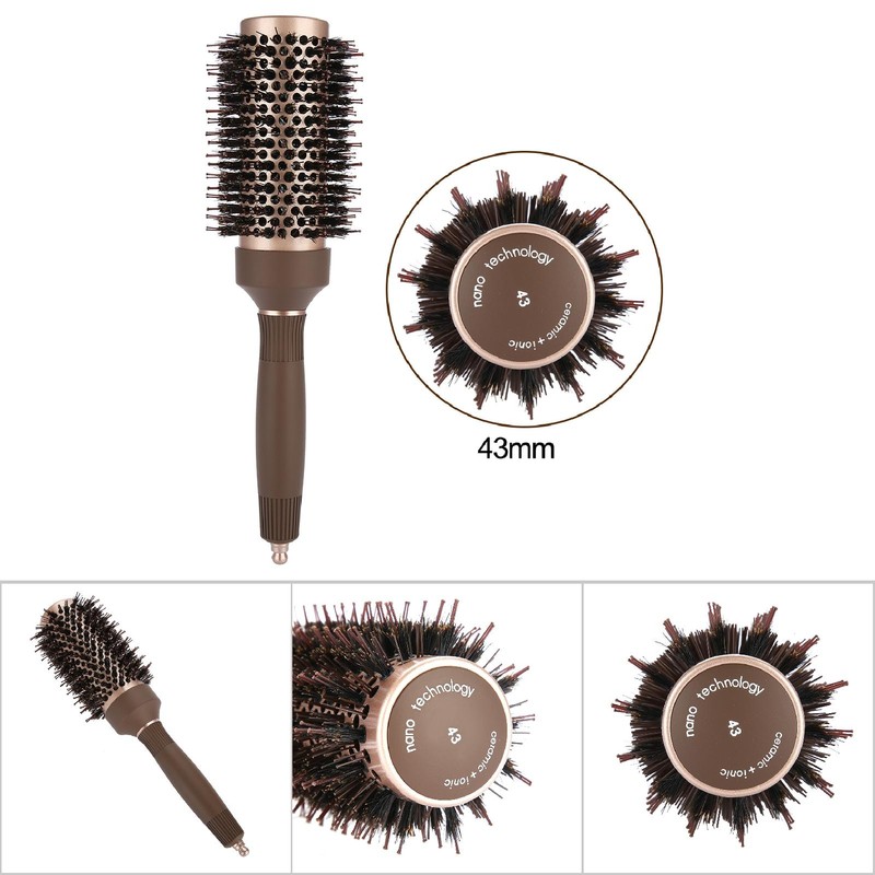 High quality Anion Anti static Round Hair Comb Salon Styling
