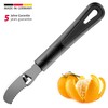 Westmark" Gentle Orange Peeler, Stainless Steel Black/Silver, 19 x 2.7
