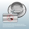Insvrecho 4-Inch Round Dryer Vent Covers Outdoor, Stainless Steel exhaust