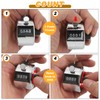 Nliyeisu 2 Pcs Clicker Counter, Hand Tally Counter with Large