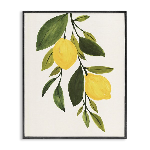 Simple Yellow Country Lemon Leaf Citrus Fruit,Design by Annie Warren