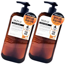 SkinU Innocent Deep Musk Shower Gel 700g x2 Mildly acidic body cleanser large capacity / 스킨유 이노센트 딥 머스크 샤워젤 700g x2개 약산성 바디클렌져 대용량