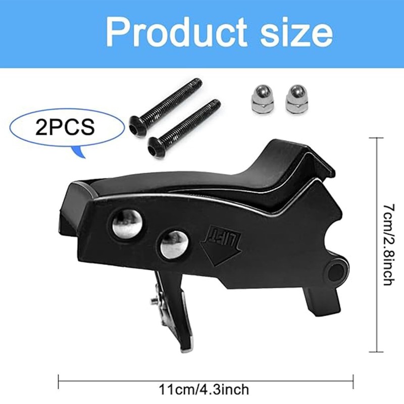 2 PCS Clips with Miter Saw Mounting Brackets Compatible with