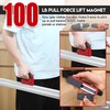 100 Lb Magnet with Handle, Powerful Magnetic Pickup Tool with
