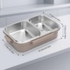 Fiambrera Bento, Contenedor Térmico para Alimentos de 1,2 L con
