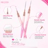 Liner Brushes For Nail Art for Thin Long Liner 6Pcs