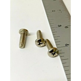 Accurate (100) 10-32 X 5/8" Phillips Pan Thread Cutting Screw Type-1 Self Tapping #10/32