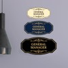 Signs ByLITA Victorian General Manager Graphic Sign (Brushed Gold) -